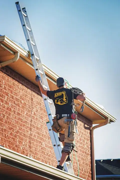 Strong Arm Roofing project — roof detail