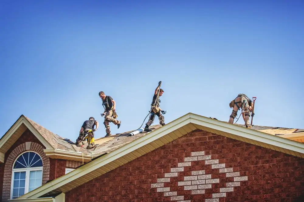 Strong Arm Roofing project — job site